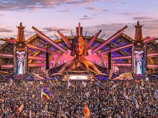 EDC main stage for EDC music festival