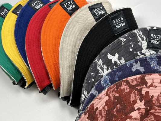 LED Bucket Hat Samples from House of Rave