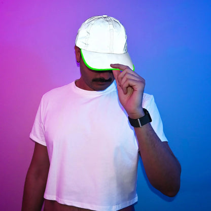 Reflective LED Baseball Cap - 7 Colors image 5