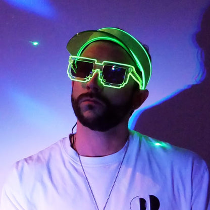 LED Multicolor Neon Visor