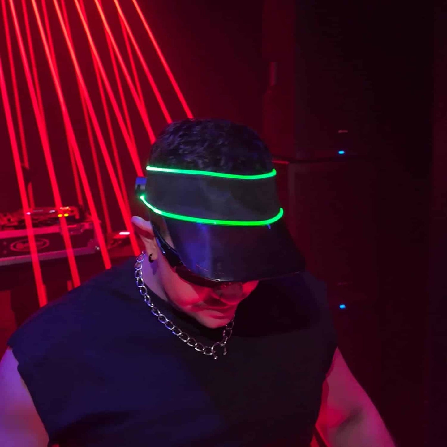 LED Multicolor Neon Visor