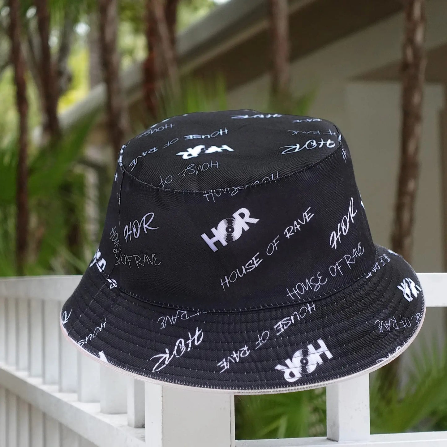 Whore 7 Color Reversible LED Bucket Hat - Multicolor LED Rave Bucket Hat image 11