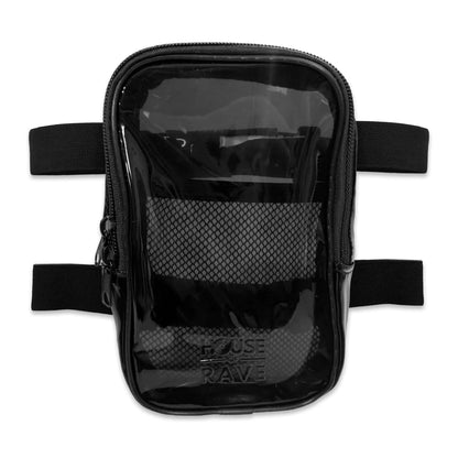 Clear Festival Thigh Bag - Black image