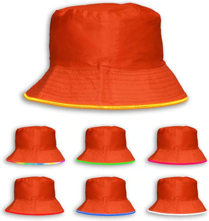 LED Bucket Hat - Orange image