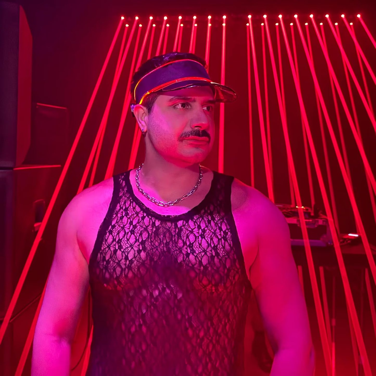 LED Multicolor Neon Visor