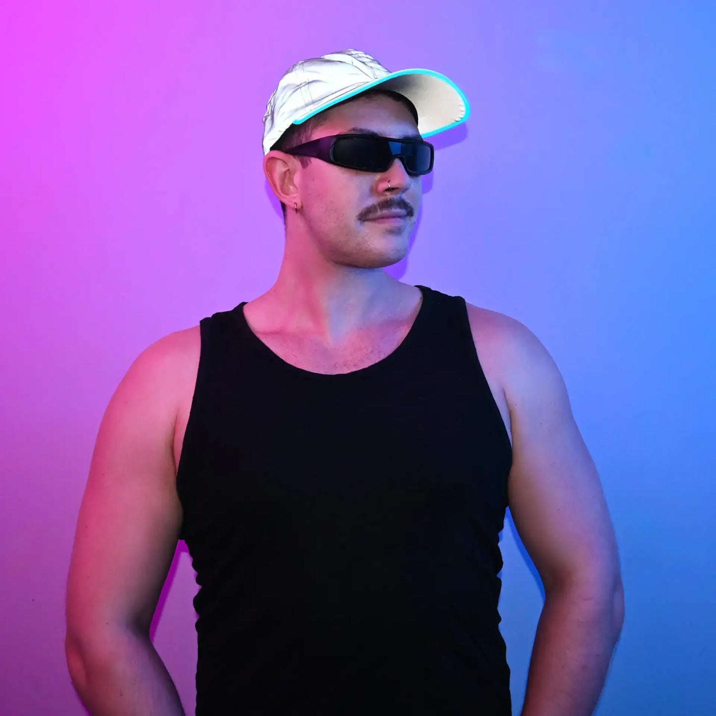 Reflective LED Baseball Cap - 7 Colors image 7