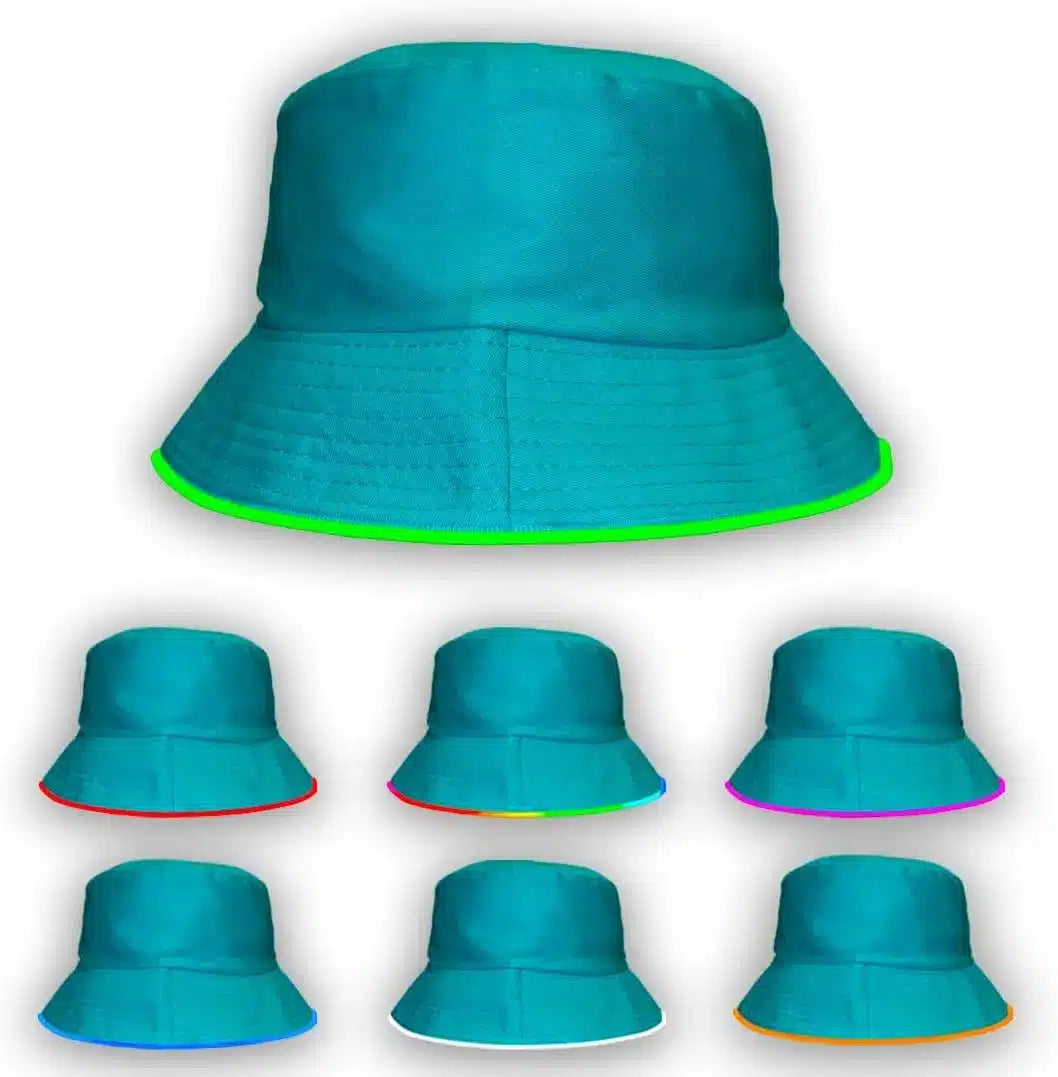 LED Bucket Hat - Teal image