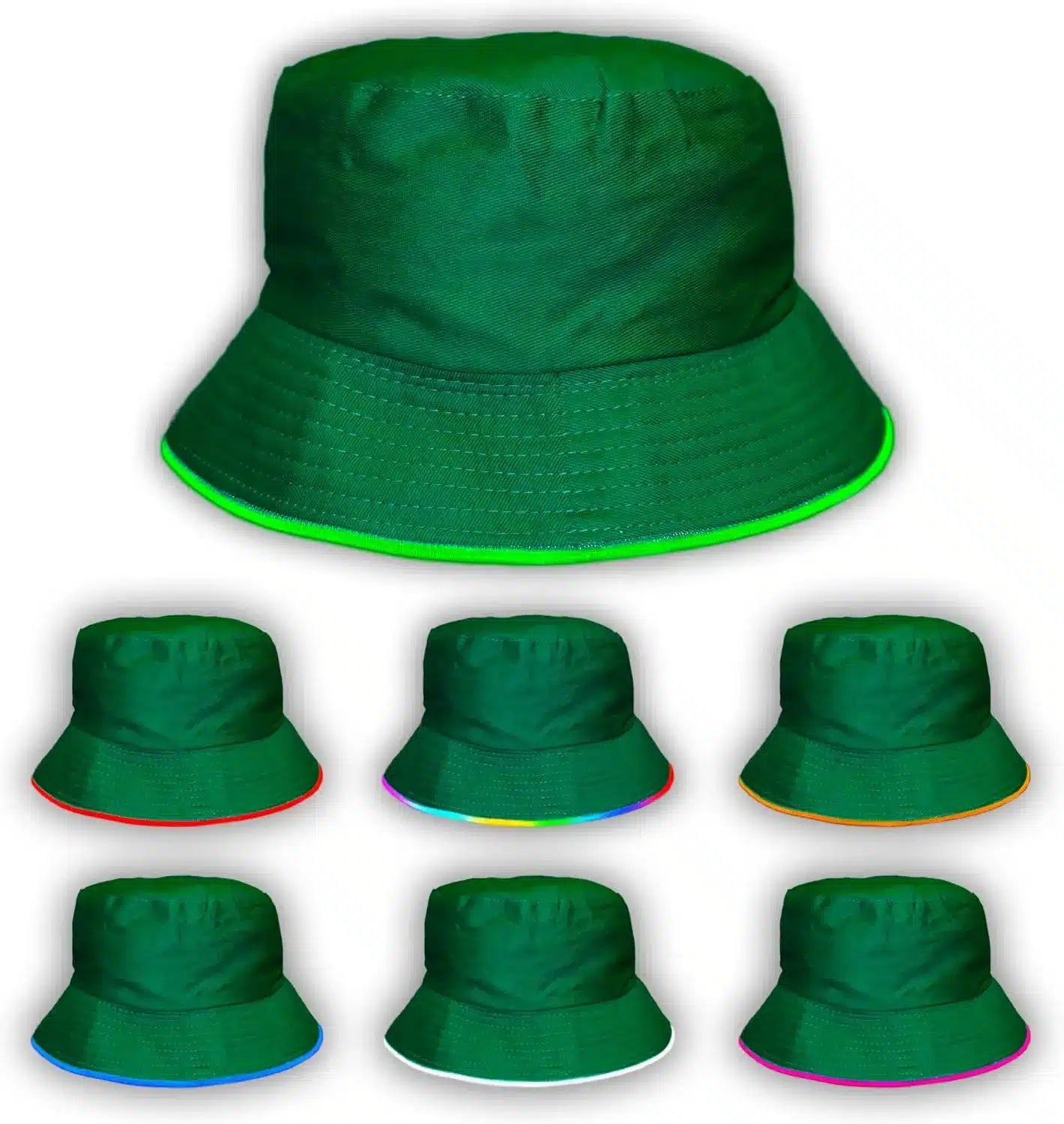 LED Bucket Hat - Green image