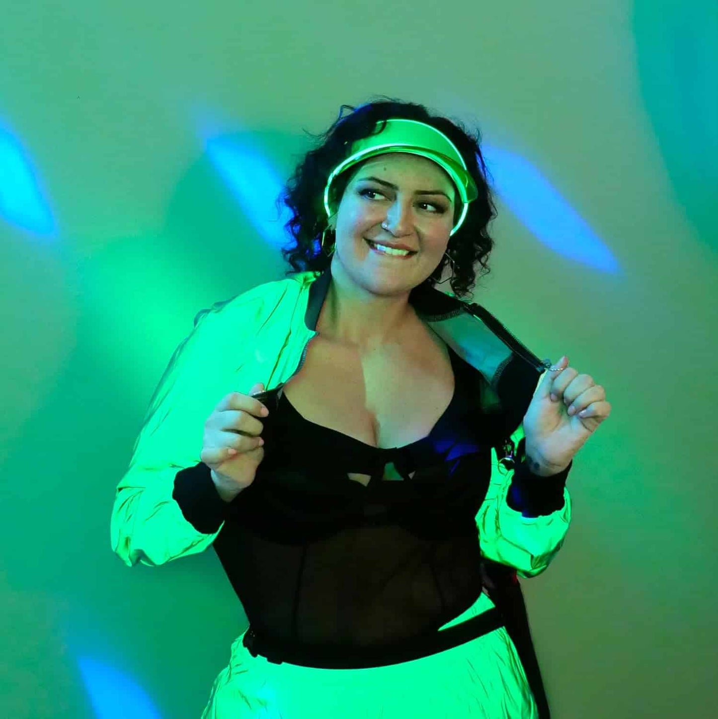 LED Multicolor Neon Visor