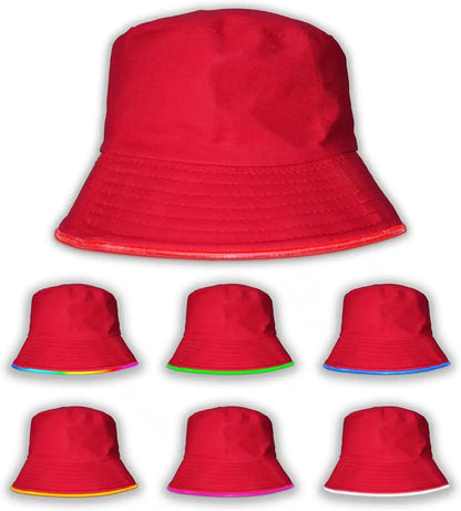 LED Bucket Hat - Red image