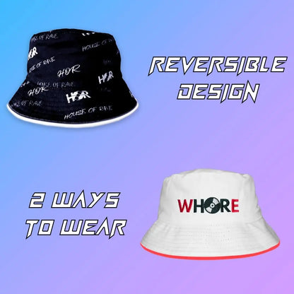 Whore Reversible LED Bucket Hat