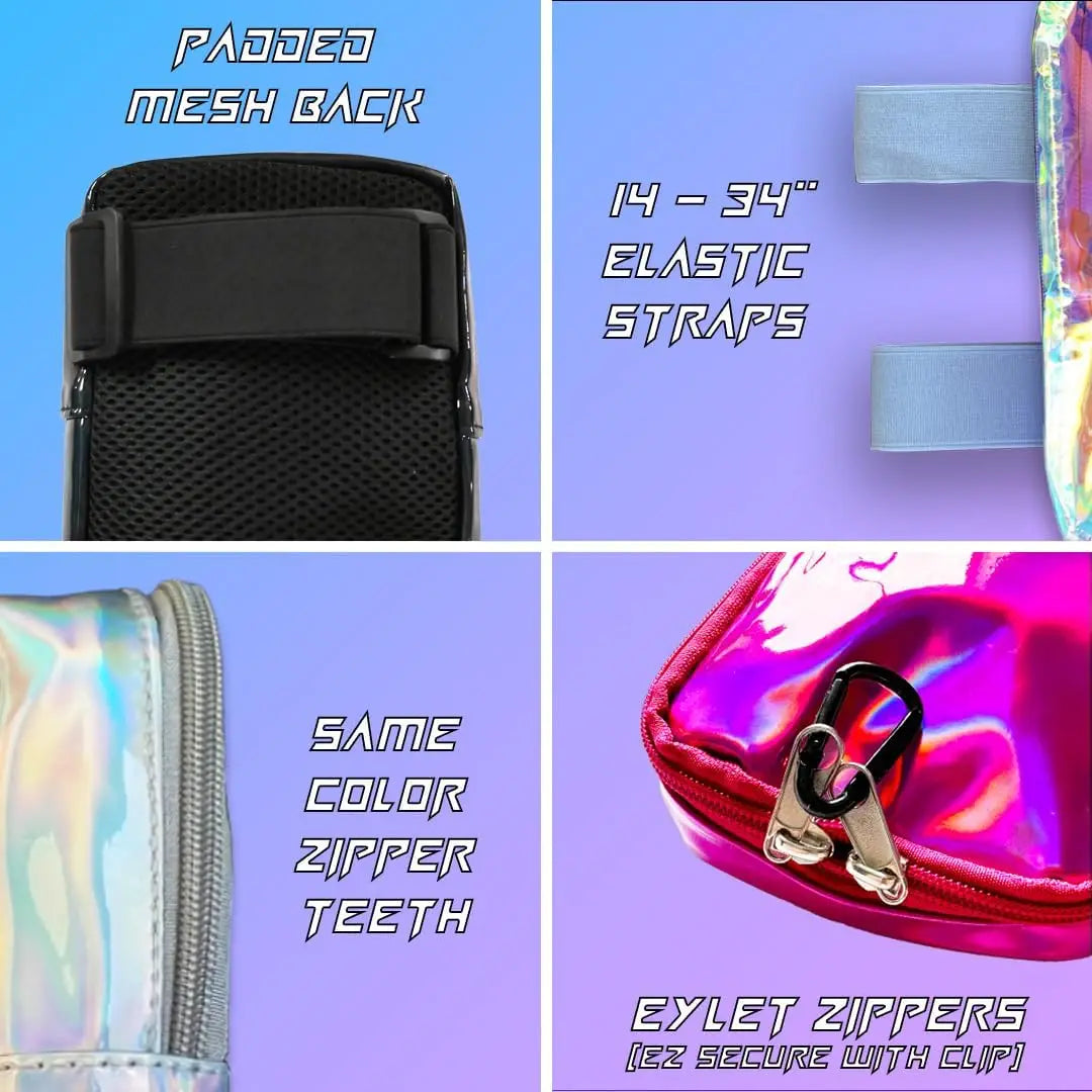 Holographic Thigh Bags