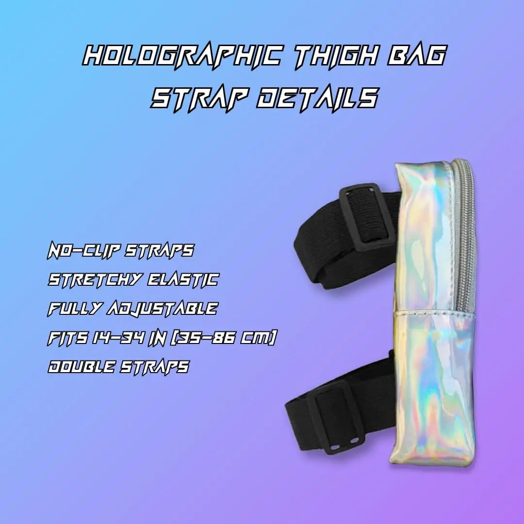 Holographic Thigh Bags
