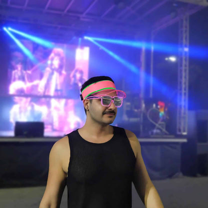 LED Multicolor Neon Visor