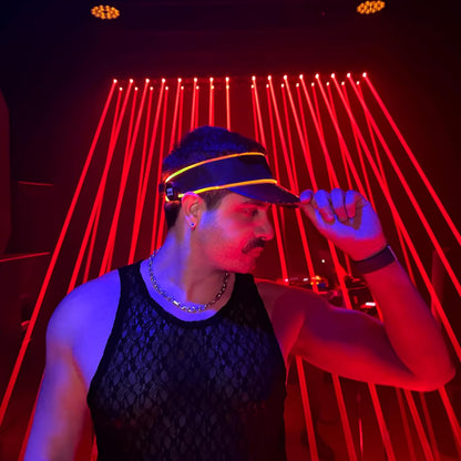 LED Multicolor Neon Visor