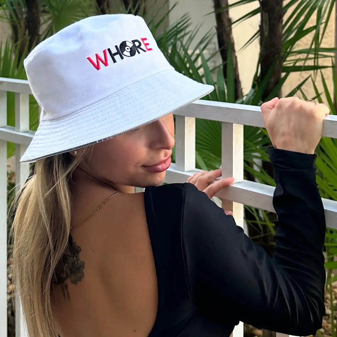 Whore 7 Color Reversible LED Bucket Hat - Multicolor LED Rave Bucket Hat image 7