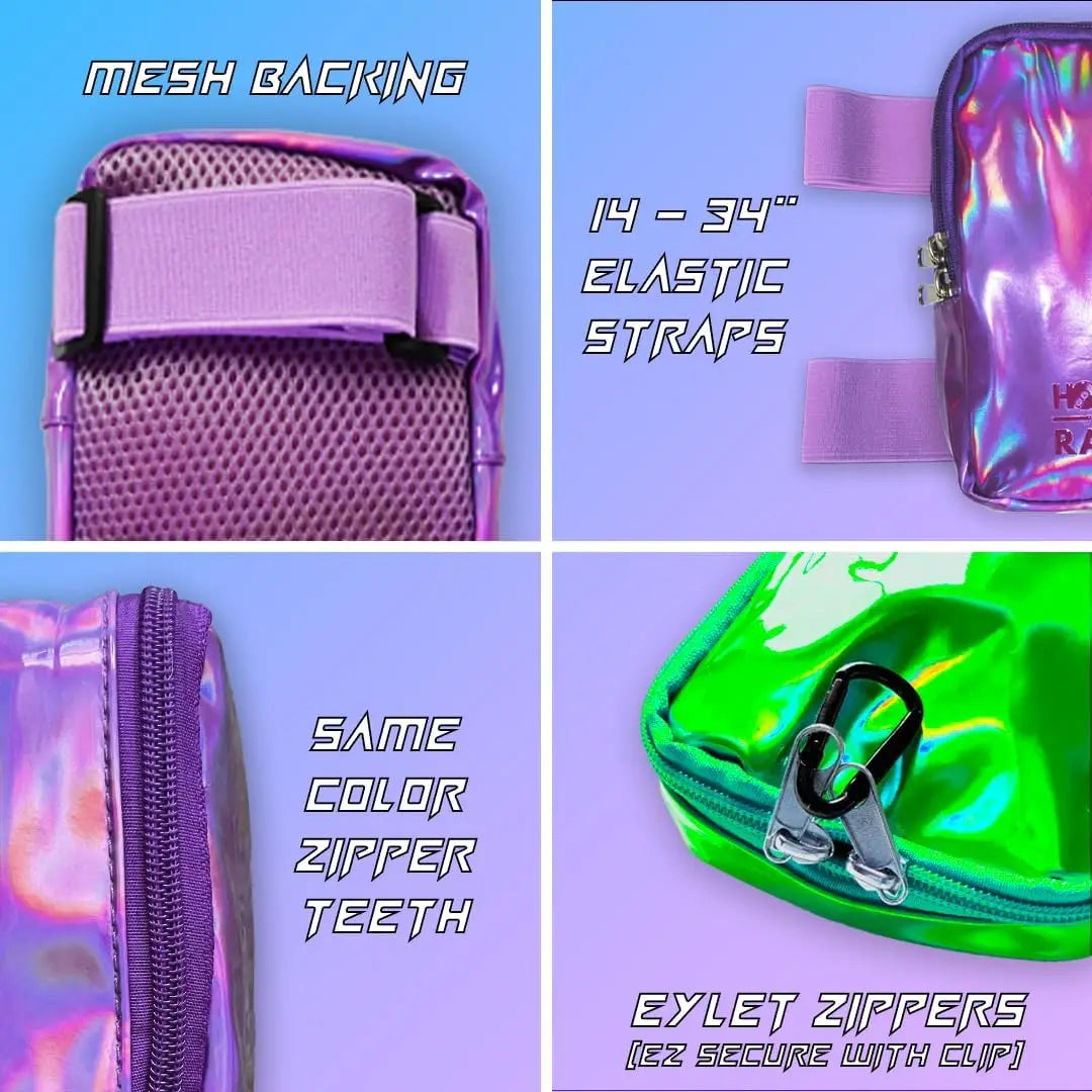 Holographic Thigh Bags
