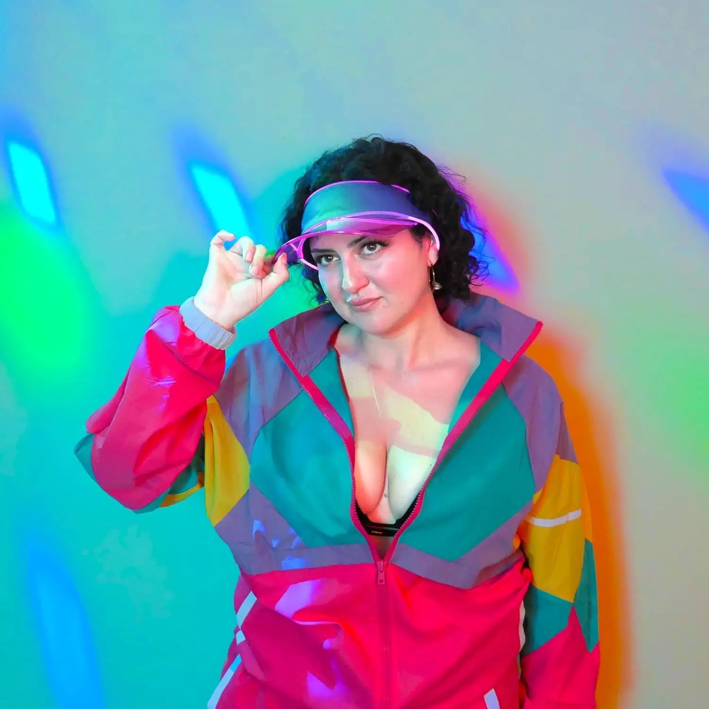 LED Multicolor Neon Visor