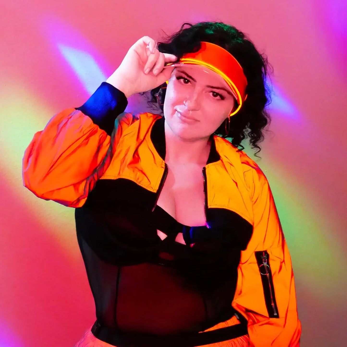 LED Multicolor Neon Visor