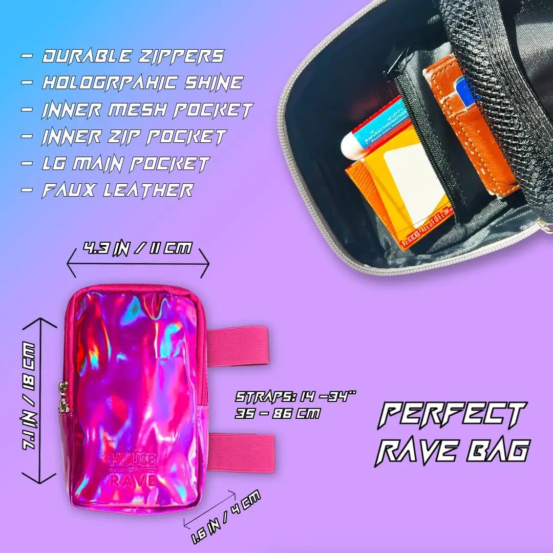 Holographic Thigh Bags