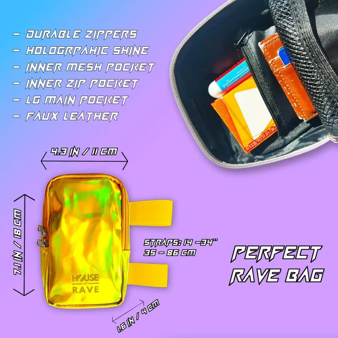 Holographic Thigh Bags