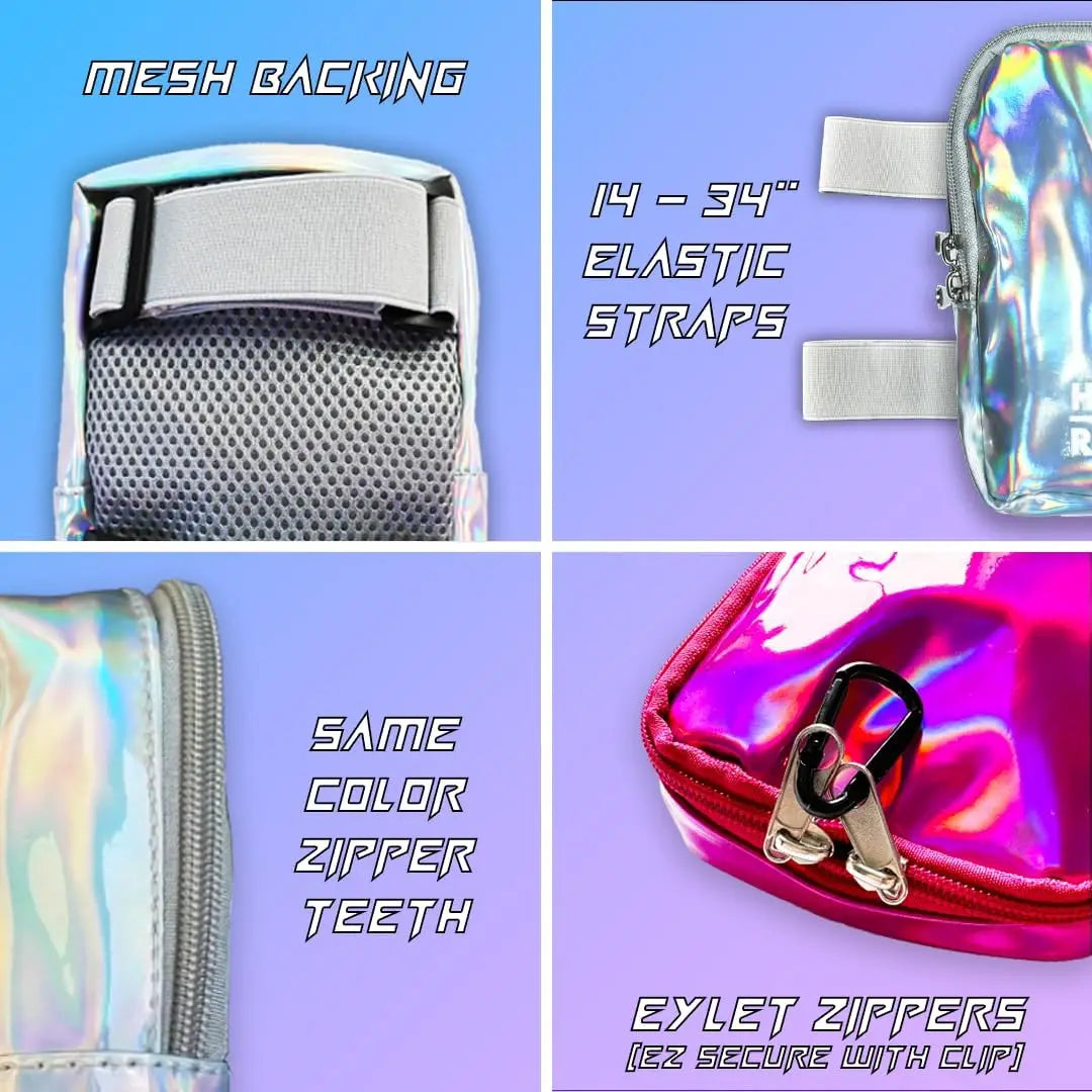 Holographic Thigh Bags