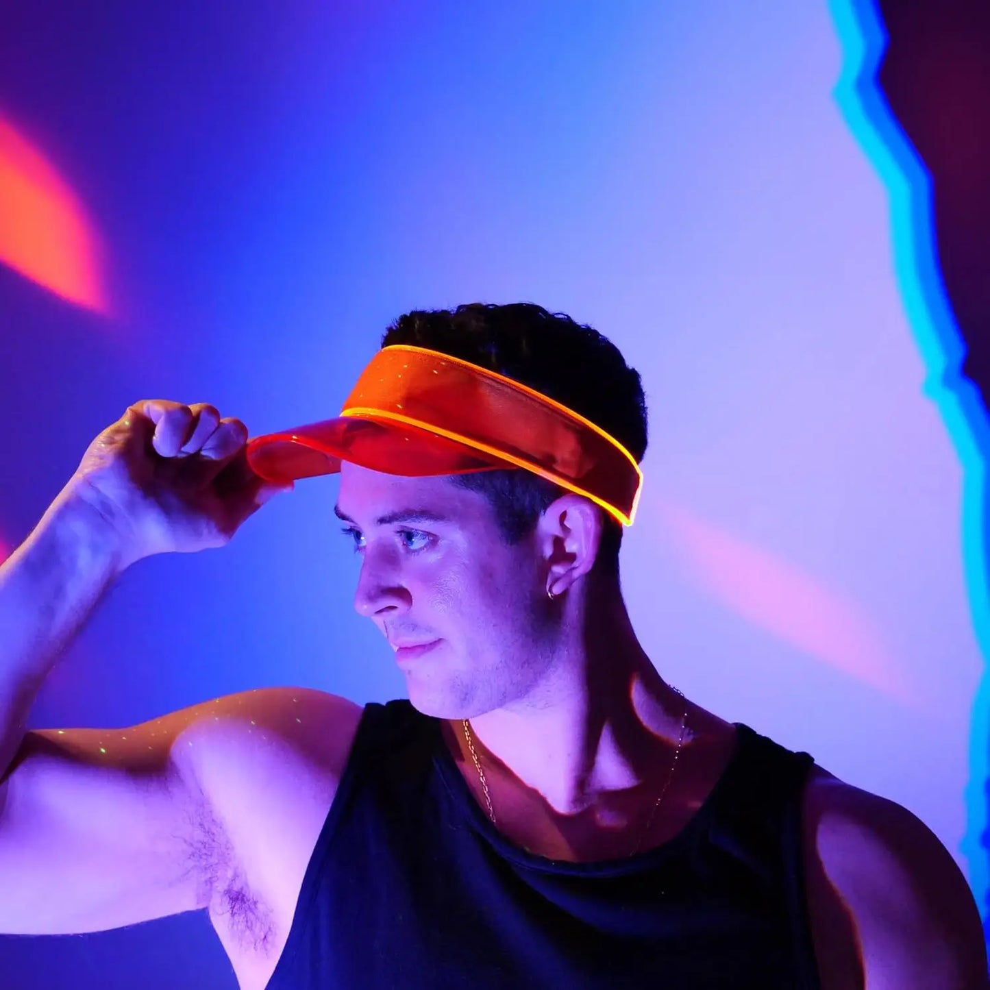 LED Multicolor Neon Visor