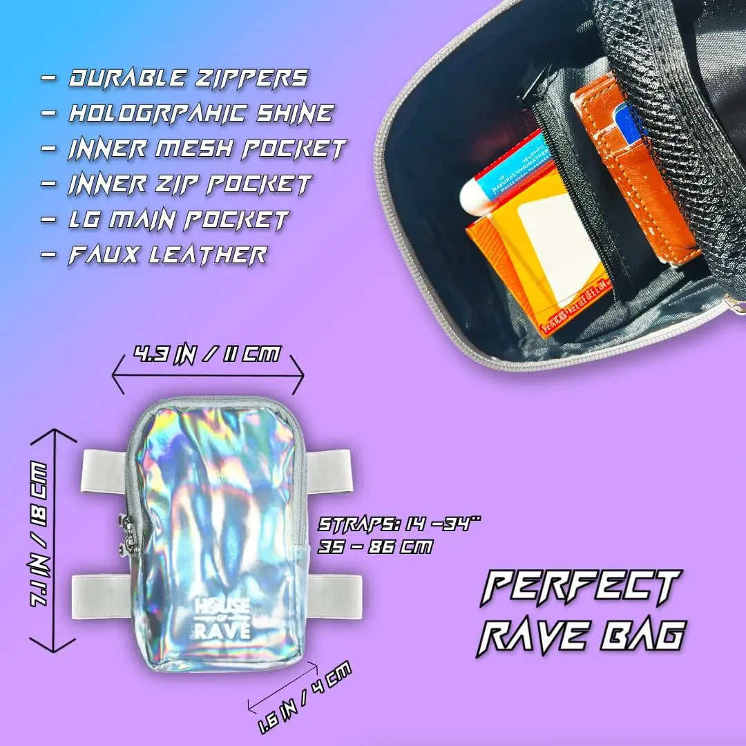 Holographic Thigh Bags