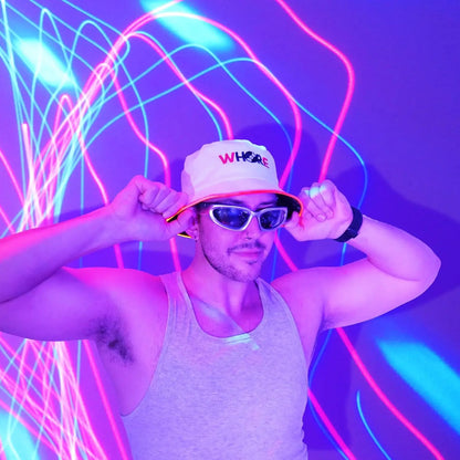 Whore Reversible LED Bucket Hat