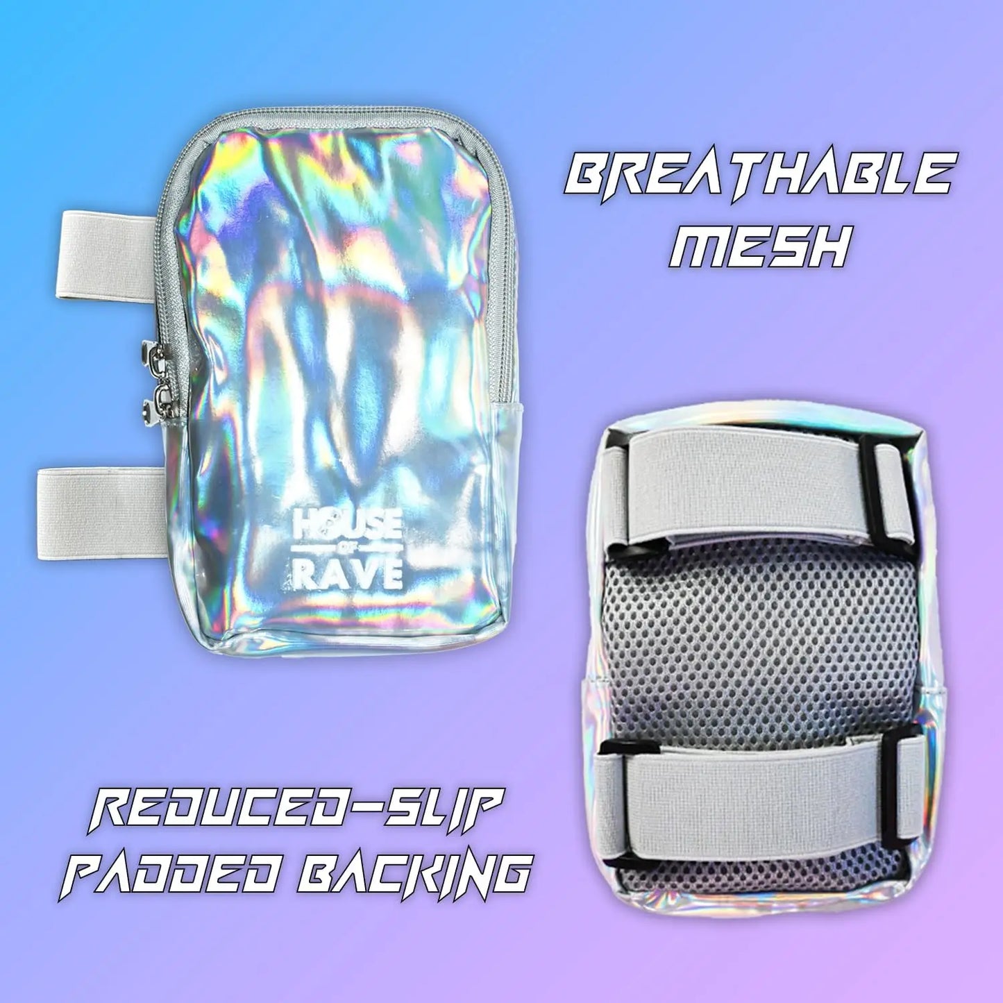 Holographic Thigh Bags