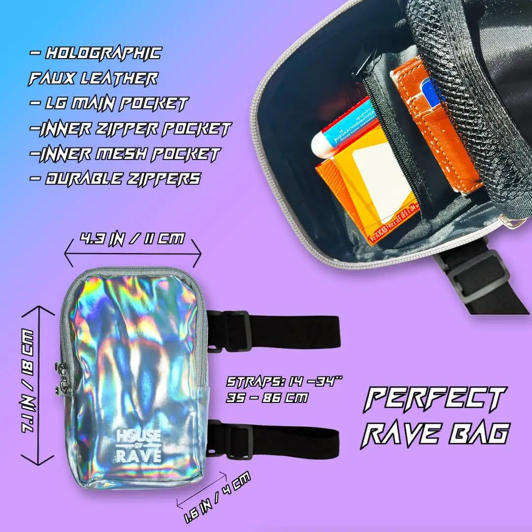 Holographic Thigh Bags