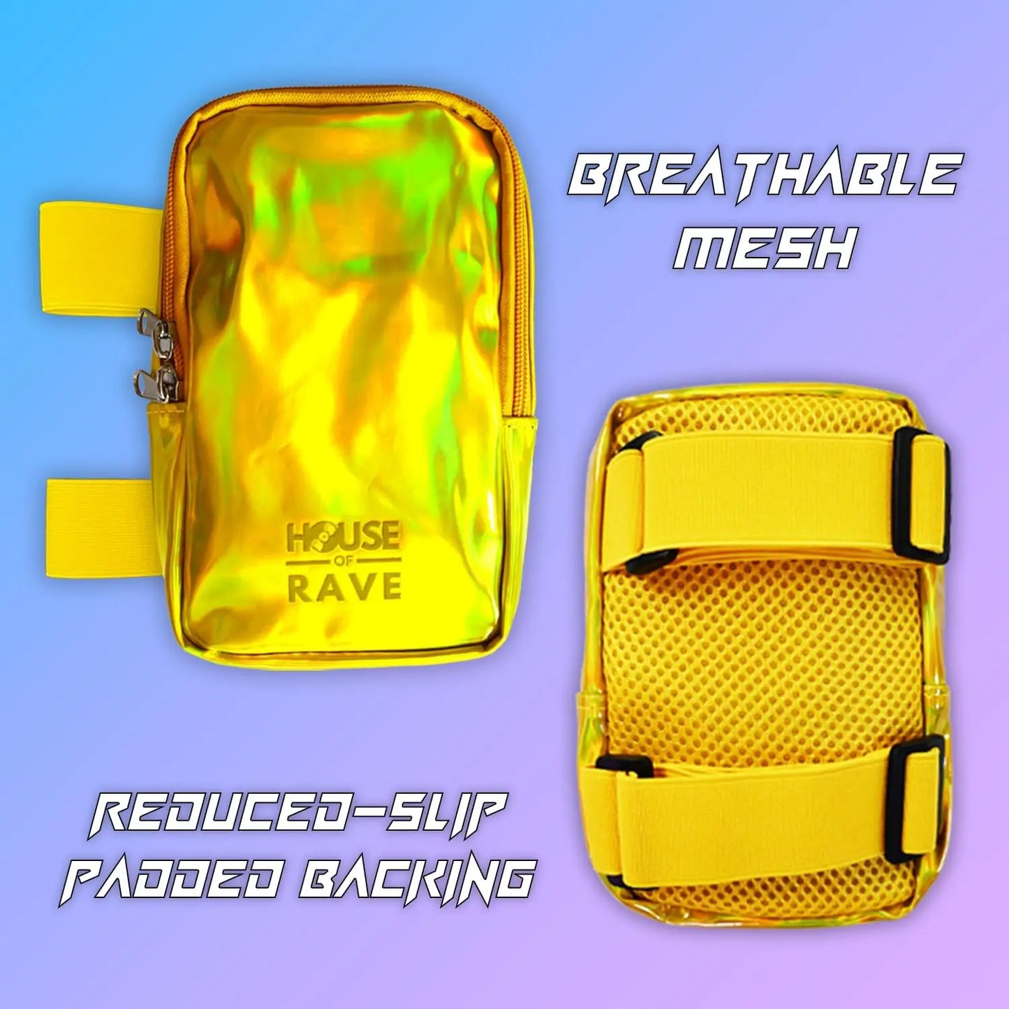 Holographic Thigh Bags