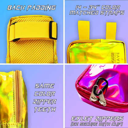 Holographic Thigh Bags