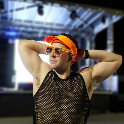 LED Multicolor Neon Visor