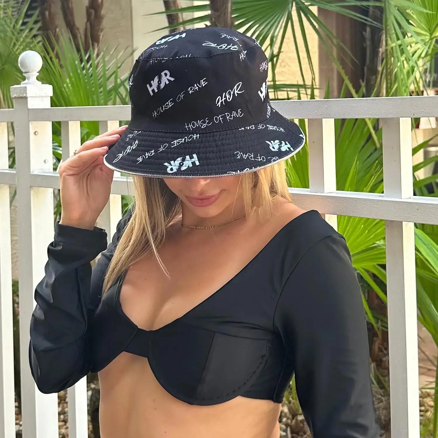 Whore Reversible LED Bucket Hat