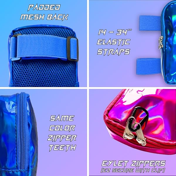 Holographic Thigh Bags image 2