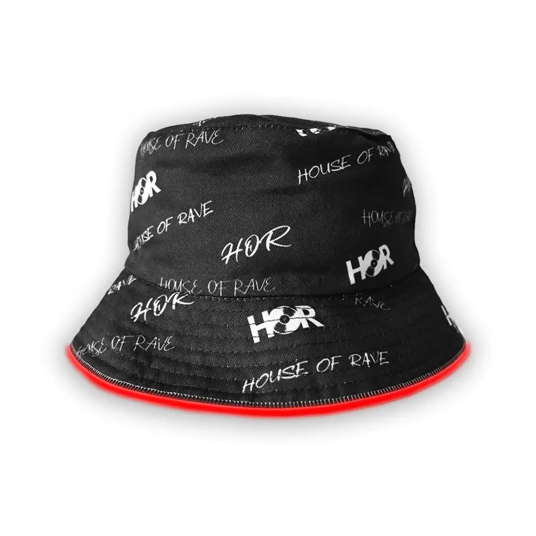 Whore 7 Color Reversible LED Bucket Hat - Multicolor LED Rave Bucket Hat image 4