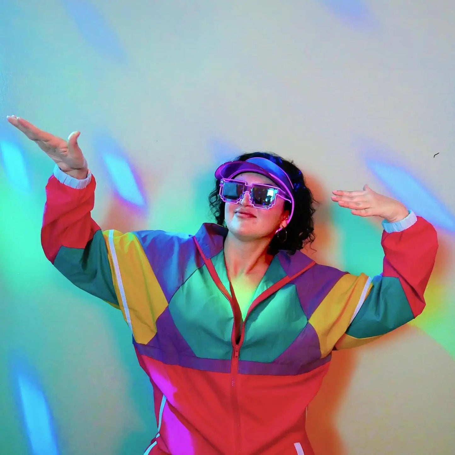 LED Multicolor Neon Visor