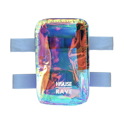 Clear Festival Thigh Bag - iridescent image