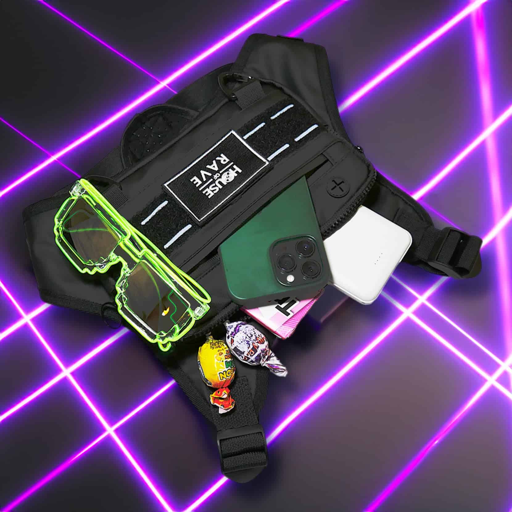 Secret Logo Pocket Festival Chest Bag image 2