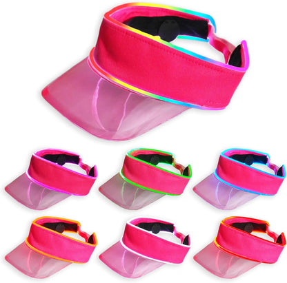 LED Multicolor Neon Visor - Pink image