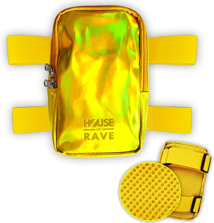 Holographic Thigh Bags - Gold image