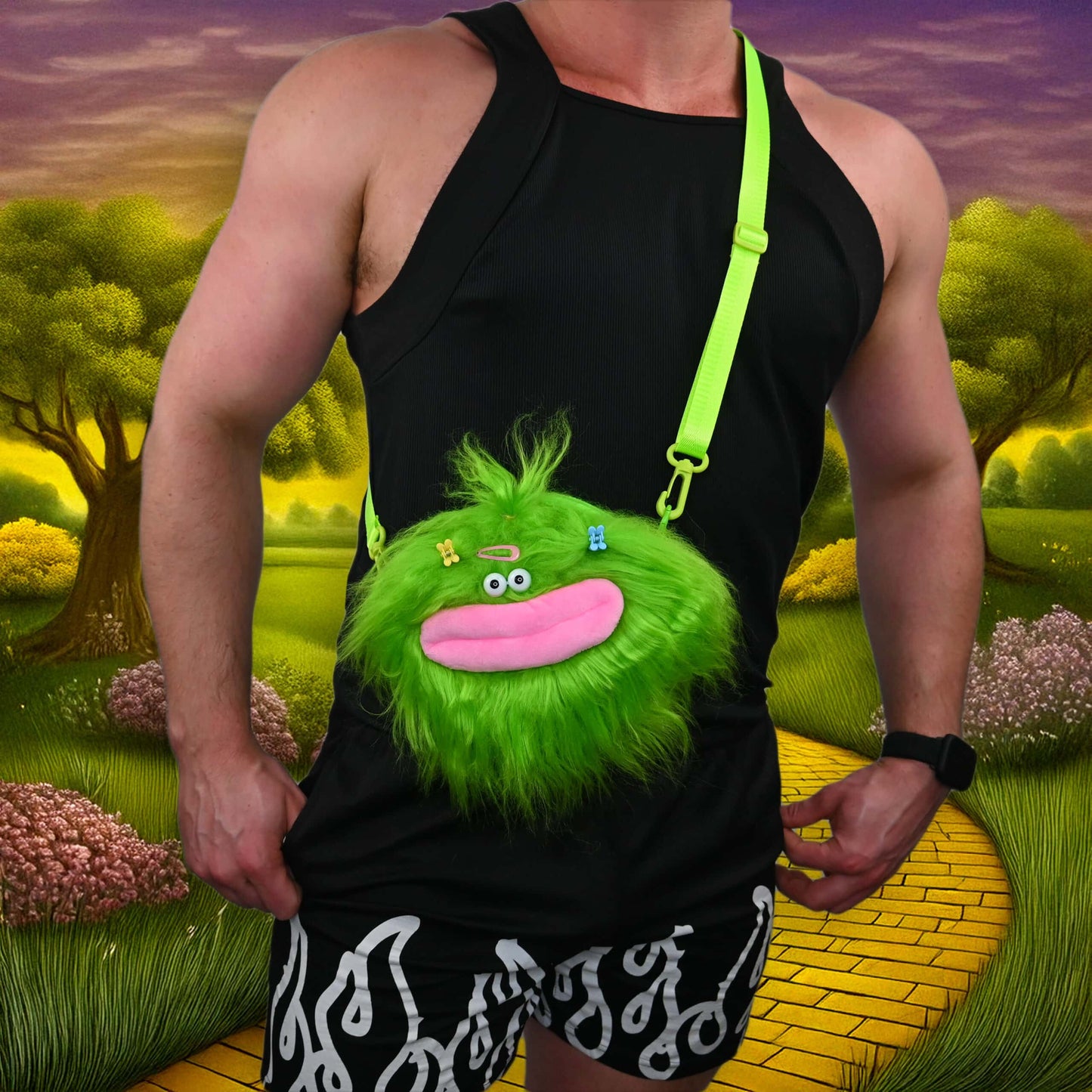 PLURBY Rave Bag, Fuzzy Festival bag