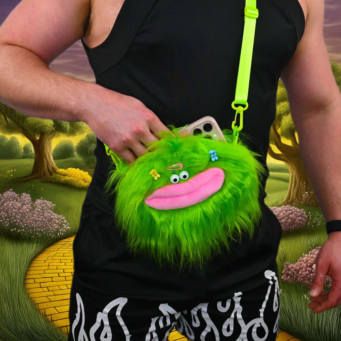 PLURBY Rave Bag, Fuzzy Festival bag