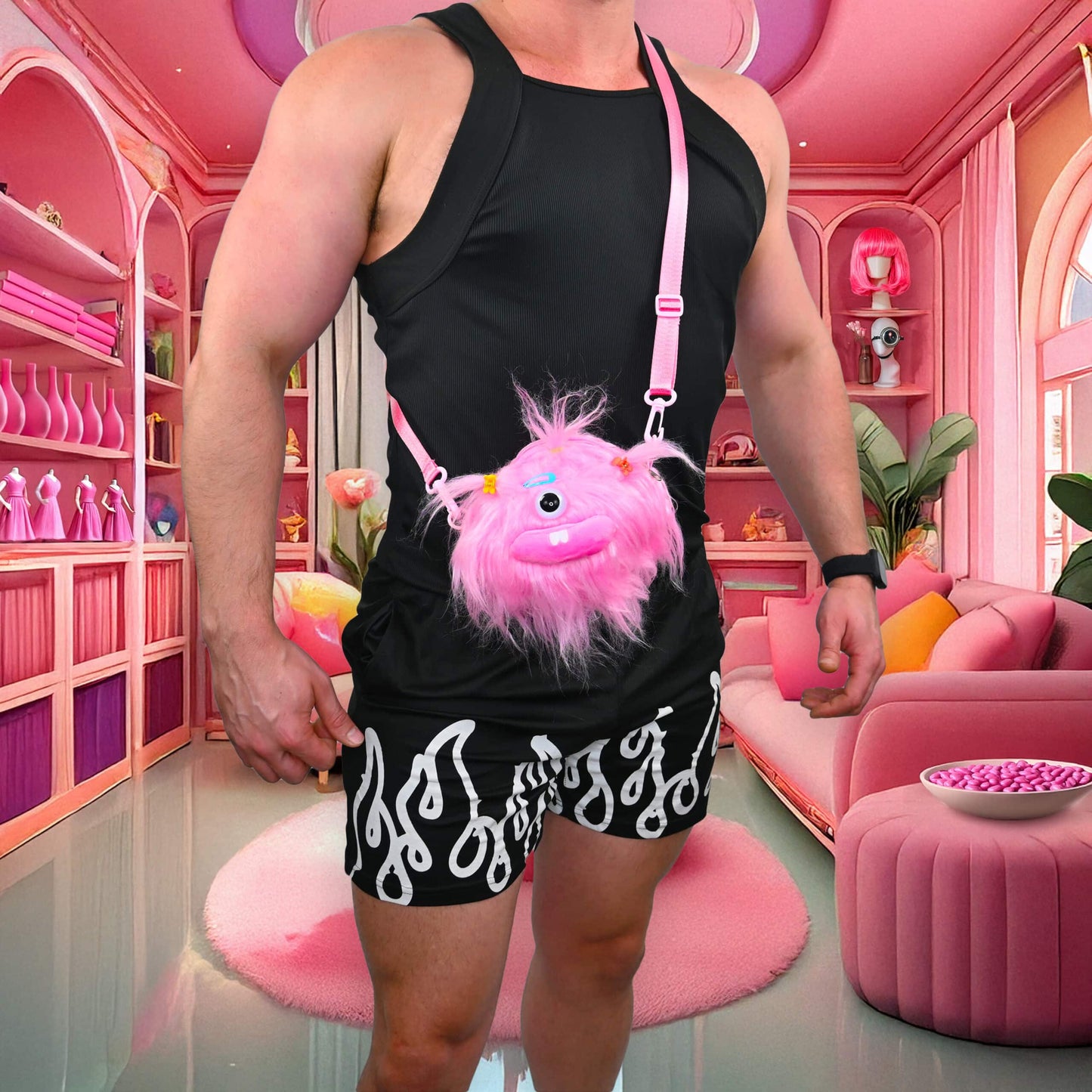 PLURBY Rave Bag, Fuzzy Festival bag