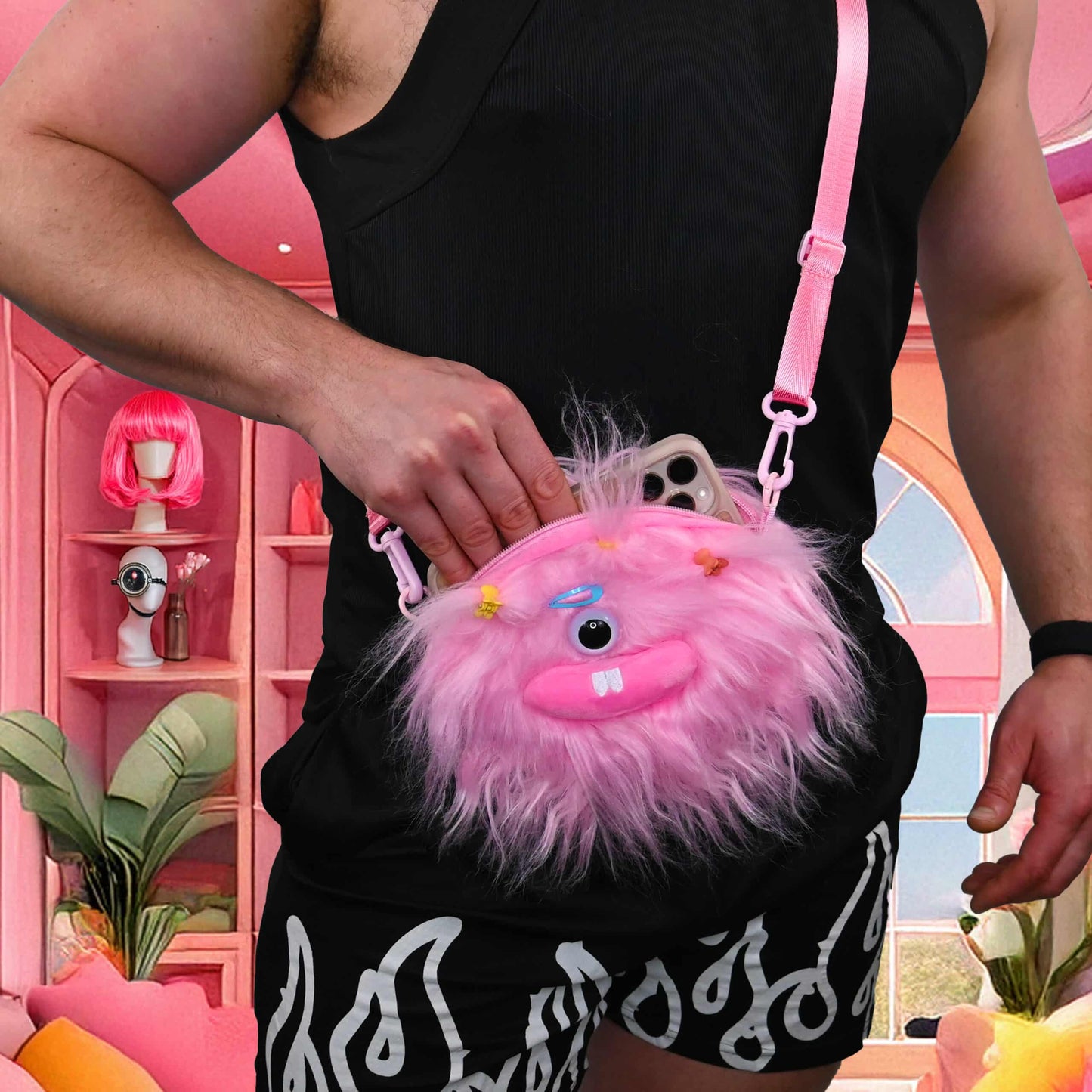 PLURBY Rave Bag, Fuzzy Festival bag