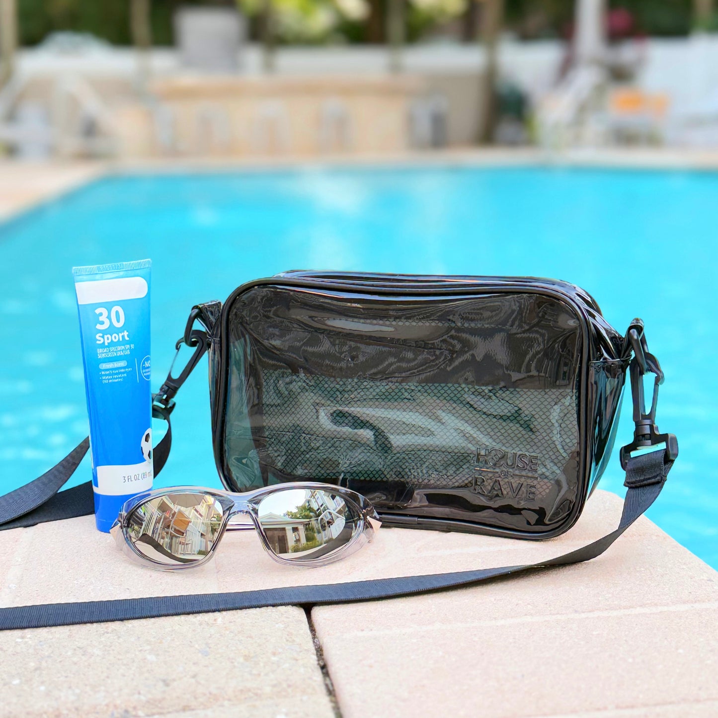 Clear Festival Crossbody Bag