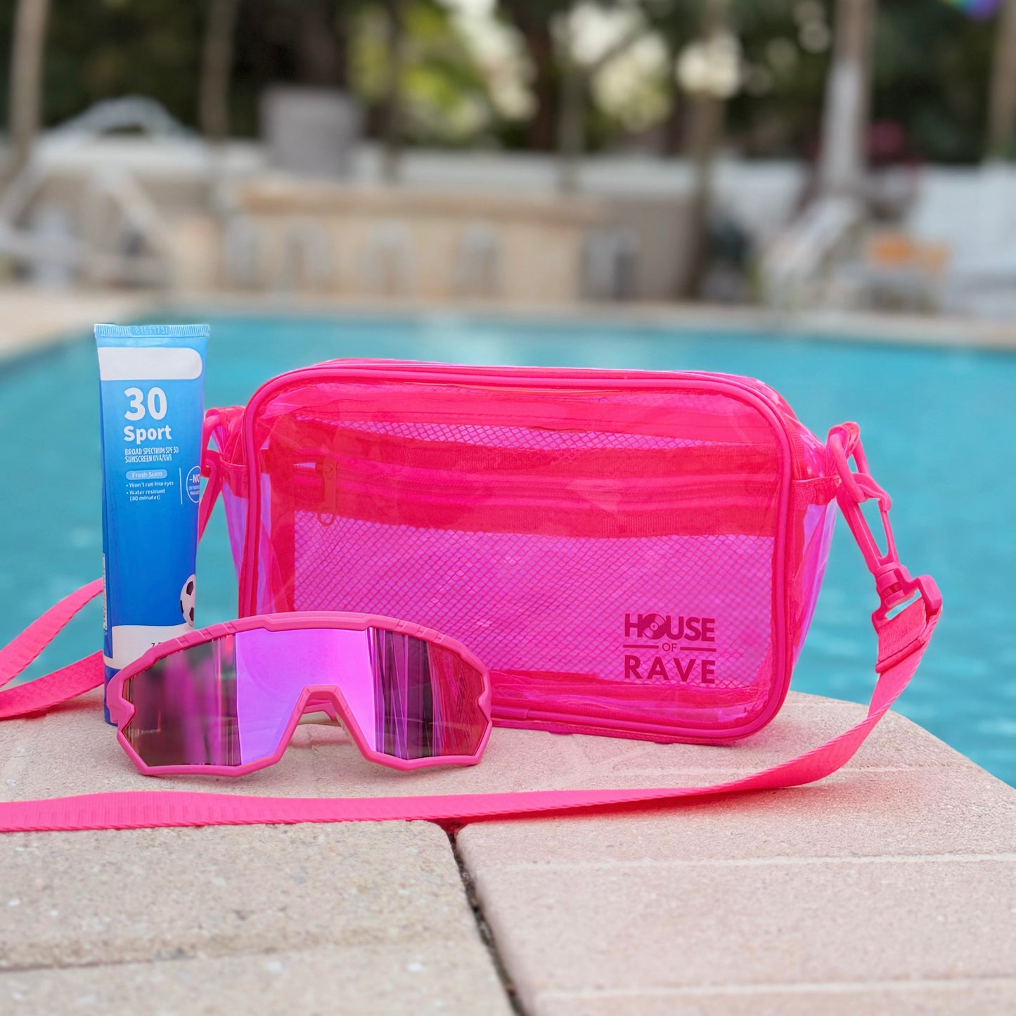 Clear Festival Crossbody Bag