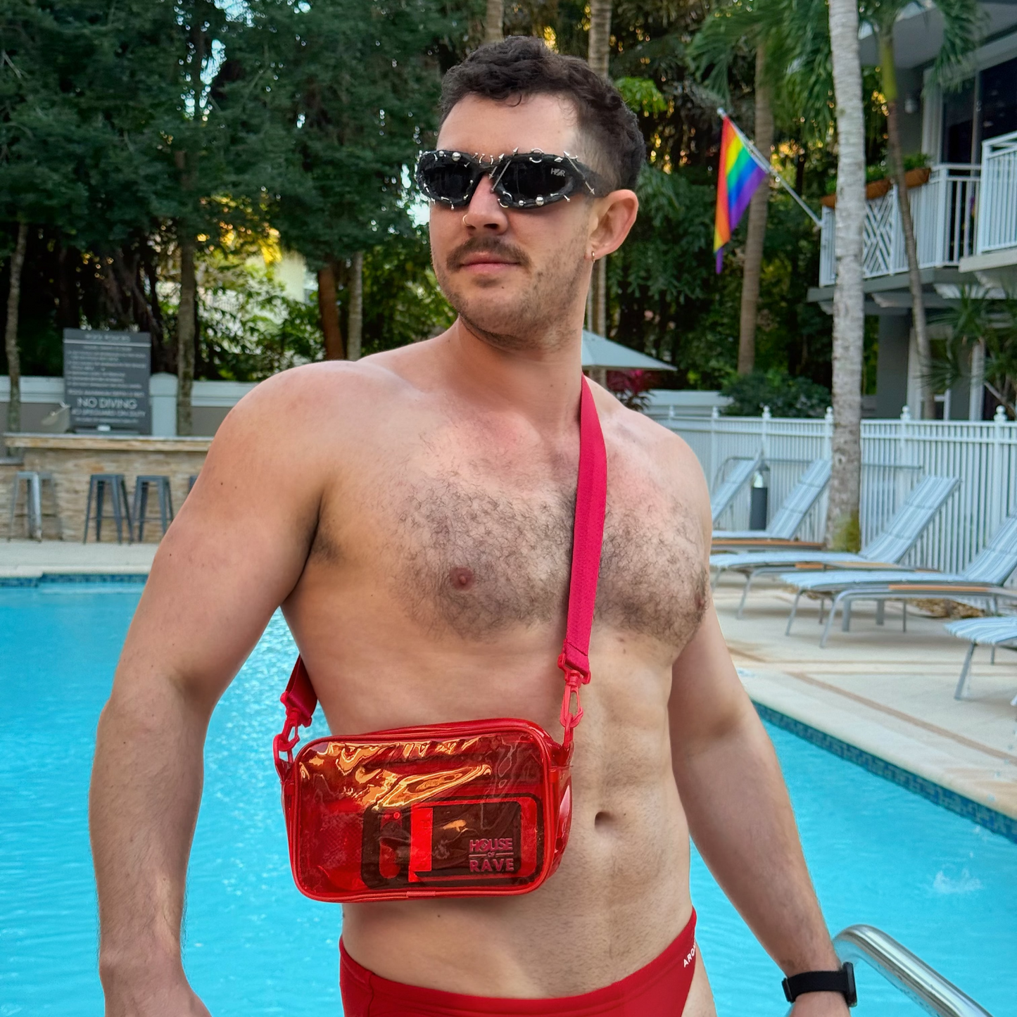 Clear Festival Crossbody Bag