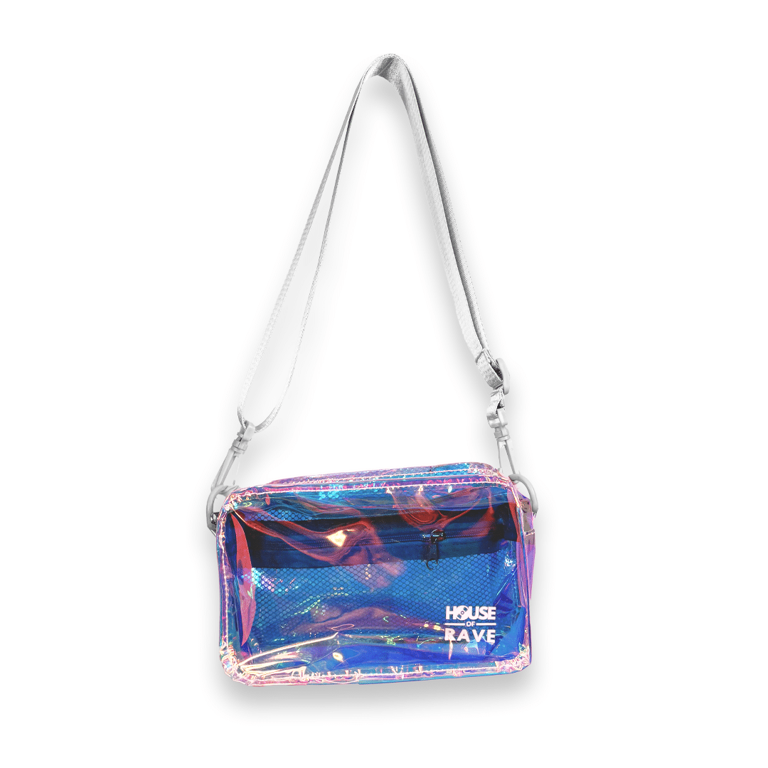 Clear Festival Crossbody Bag - iridescent image
